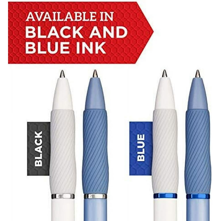 Sharpie S-Gel, Gel Pens, Medium Point (0.7mm), Pearl White Body, Black Gel  Ink Pens, 12 Count