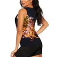 thumbnail image 3 of Lsque Tennis Ball In Fire1 Printed Workout Tank Tops for Women, Athletic Sports Tank Tops, Compression Sleeveless Dry Fit Shirts,Sleeveless Yoga Shirt-X-Large, 3 of 9
