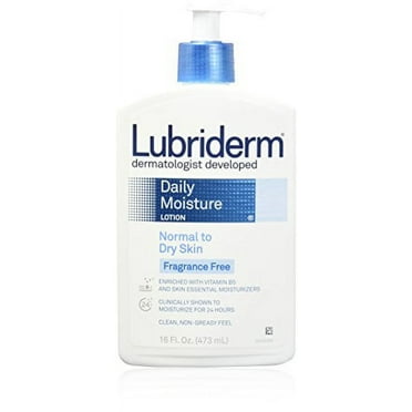 Lubriderm Daily Moisture Lotion for Normal to Dry Skin (Pack of 6)