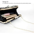 thumbnail image 2 of LZCKDPX Womens Evening Clutch Bag Designer Evening Handbag Hand Bag,Lady Party Wedding Clutch Purse,Black-beaded, 2 of 7