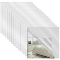 thumbnail image 3 of 12PCS Self Adhesive Acrylic Mirror,Mirror Tiles,2mm Thick Flexible Unbreakable Mirror Stickers Reflective Square Mirror Wall Stickers for Home Decor, 3 of 11