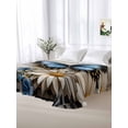 thumbnail image 5 of Butterfly Daisy Queen Size Flat Sheet, Wrinkleproof & Fadeproof Cooling Flat Bed Sheet Only, Retro Spring Floral Flower Wooden Grain Breathable Soft Bedding Top Sheets 90 x 102 Inches, 5 of 8