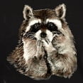 thumbnail image 3 of CafePress - Cute Humorous Watercolor Raccoon Blowing A Kiss T - Men's Classic Graphic Cotton T-Shirt, 3 of 4