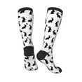 thumbnail image 5 of Lsque Black Rabbit Printed Crew Socks Men's Women's LightWeight Thin Casual Calf Socks ,Knee High Socks,Cotton Socks, 5 of 9
