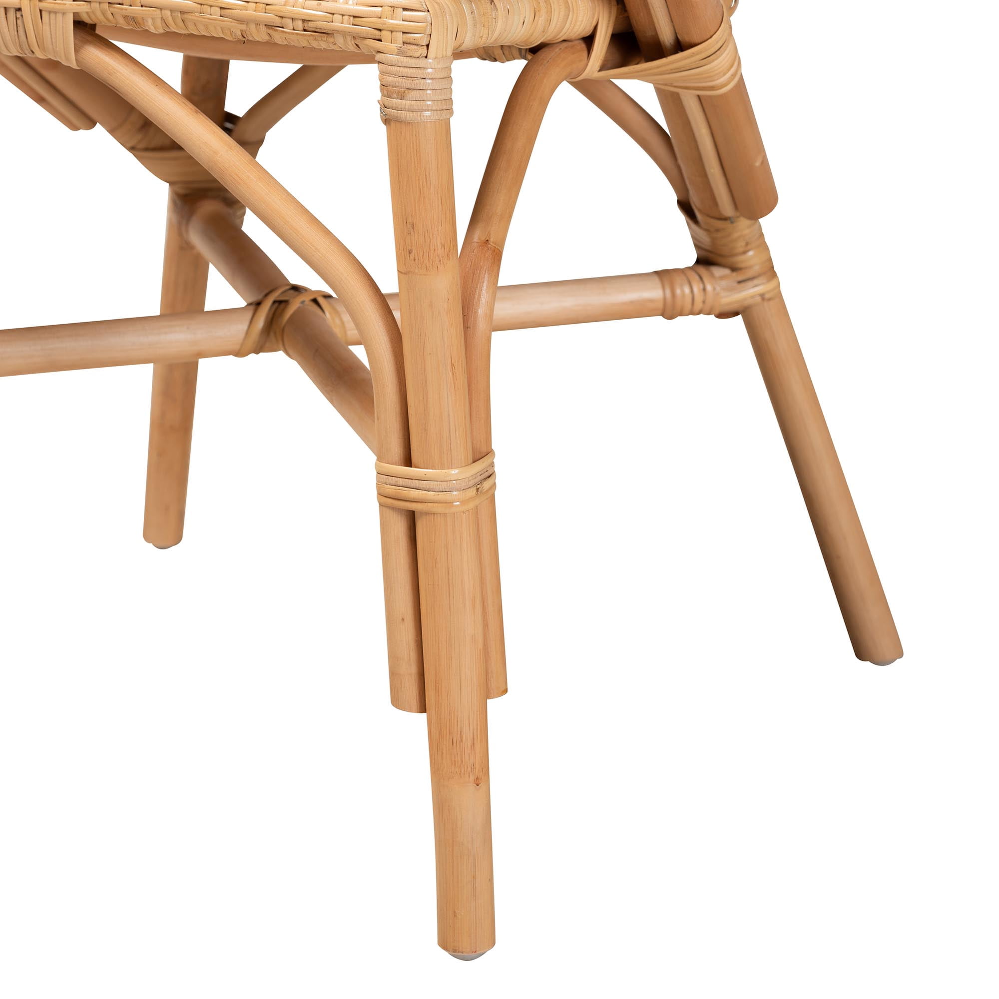 bali & pari Varick Dining Chair Natural Brown