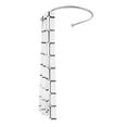 thumbnail image 3 of Stainless Steel Shower Curtain Rod 0.9-1.3m with 7.87ft*5.91ft Curtain, 3 of 9