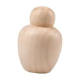 thumbnail image 3 of Muñecas de clavija de madera con formas de personas sin terminar Muñeca de clavija de madera natural en blanco Lisa para 68 mm x 46 mm, 3 of 9