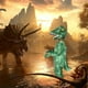 thumbnail image 2 of Disfraz de Dinosaurio - Disfraces de Halloween para Niñas y Niños - Traje Tiranosaurio Rex T6 Disfraces TuDi Tiranosaurio Rex Niños y Niñas de 6 Años, 2 of 9