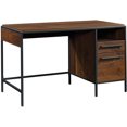 thumbnail image 1 of Sauder Nova Loft Bureau à Piédestal Simple en Bois Manufacturé Noyer Grand, 1 of 13