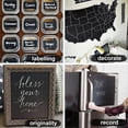 thumbnail image 4 of 45*100cm Chalkboard Chalkboard Stickers, Adhesive Erasable Slate Chalkboard Wall Sticker Decal for School/Office Give Chalk, 4 of 5