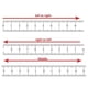 thumbnail image 5 of Stainless Steel Adhesive Scale Precision Woodworking Guide Rail Self-Adhesive Tape Measure Metal Ru, 5 of 5