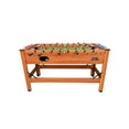thumbnail image 3 of KICK Twain 48" 2-in-1 Multi Game Table (Brown), 3 of 7