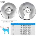 thumbnail image 2 of Dog Protective Collar Inflatable Dog Protective Collar Adjustable Pet Protective Collar Comfortable Protective Collar, Gray L, 2 of 5