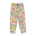 thumbnail image 4 of Sigee Watercolor Wildflowers Print Women's Soft Pajama Pants - Breathable and Comfortable Lounge Sleep Bottoms with Elastic Waistband and Pockets-X-Large, 4 of 9