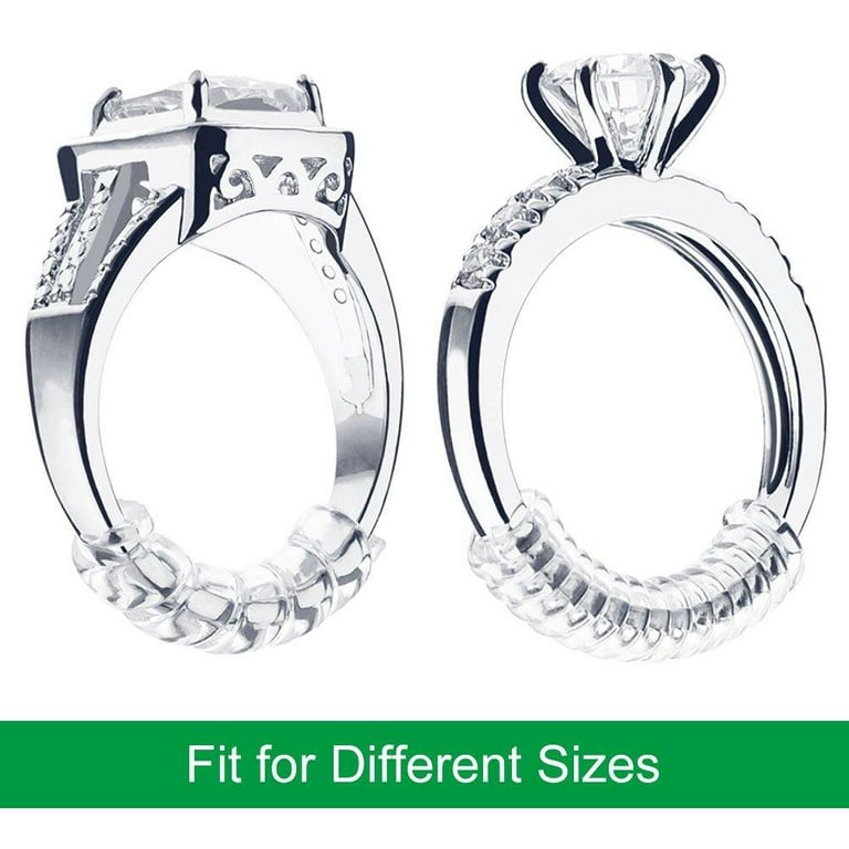 Aston Andia 6 PCS/3 Sizes Ring Adjuster for Loose Rings Finger Ring  Tightener for Women