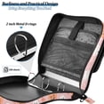 thumbnail image 4 of FORMRS Zipper Binder with Shoulder Strap 2-inch Ring 500 Sheet Capacity File Bag, Cute Pink Halloween, 4 of 5
