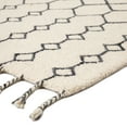 thumbnail image 2 of Nikki Chu by Jaipur Living Garnet Handmade Trellis Ivory/ Gray Area Rug (8'X10'), 2 of 3