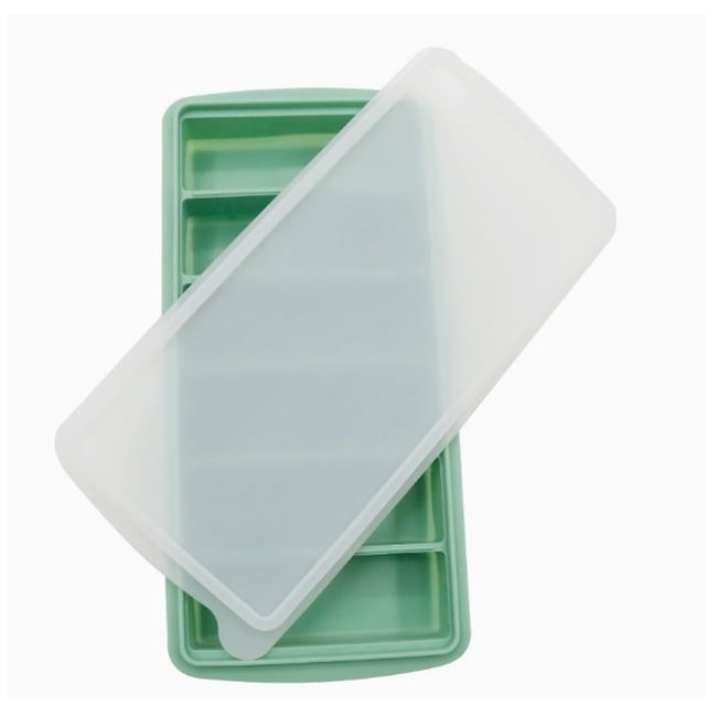 1 molde grande for cubitos de hielo, bandeja de hielo de silicona for el hogar con 6 rejillas