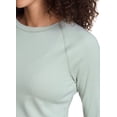 thumbnail image 2 of Avalanche Women's Ultra Soft Microstrip Long Sleeve Hiking Running Top, 2 of 5