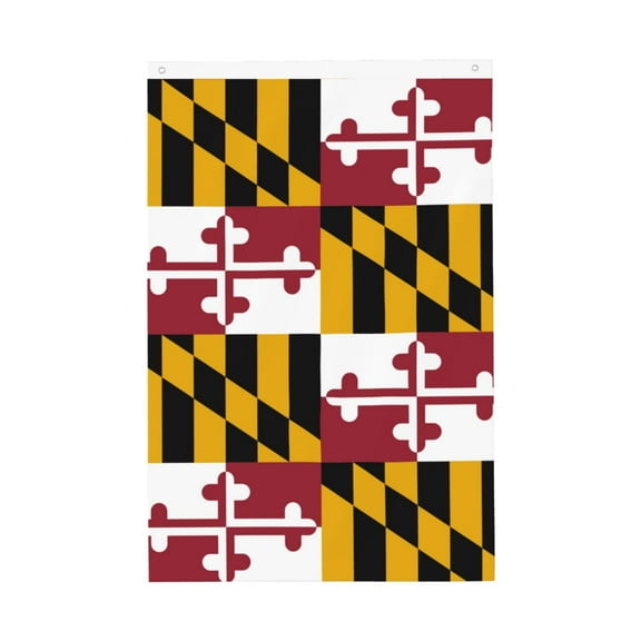 Double Sided House Flag Maryland-Flag Garden Flag For Outside Room House Yard Indoor (2x3ft)