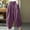 Purple, variant on XPMWRP Womens Cotton Linen Pants Casual Summer Palazzo Pants Baggy Wide Leg Drawstring Elastic Waist Trousers with Pockets Coffee XXL