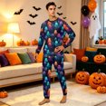 thumbnail image 4 of Matching Family Halloween Pajamas Set - 2026 Cute Ghost & Pumpkin Print Two-Piece Sleepwear Pjs - Family Matching Pajamas Soft Holiday Loungewear Halloween Matching Pajamas for Family, 4 of 6