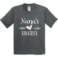 thumbnail image 3 of Inktastic Nana's Favorite Heart Grandchild Youth T-Shirt, 3 of 5
