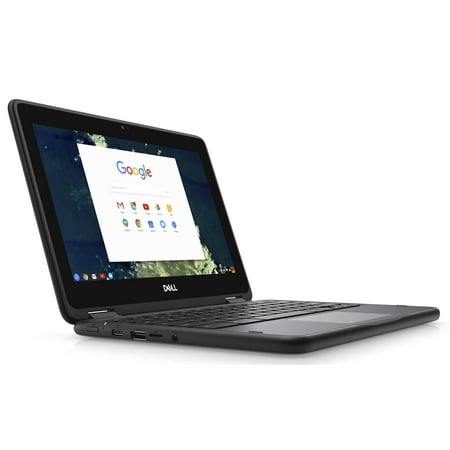 Dell Chromebook 11 5190 Intel Celeron N3350 X2 1.1GHz 4GB 16GB 11.6", Black (Scratch And Dent USED)