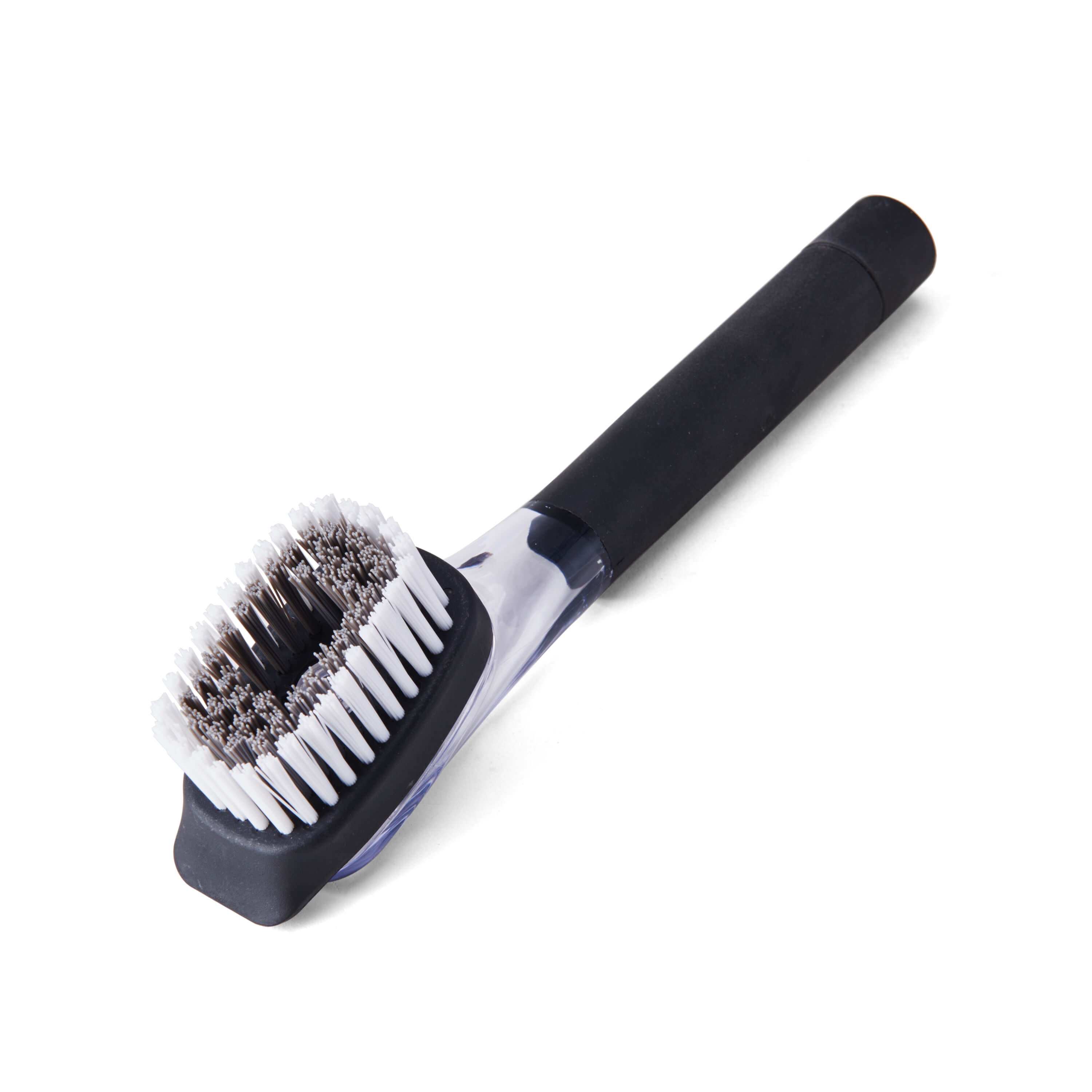 Kitchen Sink Squeegee and Countertop Brush, Multi-Purpose, Cleans Wet and Dry Spills, Dishwasher Safe, White, Size: One size, Black