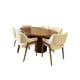 thumbnail image 1 of Comedor de madera de parota natural para 6 personas color beige, 1 of 9