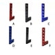 thumbnail image 5 of Kenally Regla de ángulo Carpintería Metalurgia Ángulos de esquina Herramientas Calibrador de medición Aleación de aluminio en forma de L Medidores de medidas dimensionales Unidad métrica Azul Kenally TO009177-03, 5 of 6