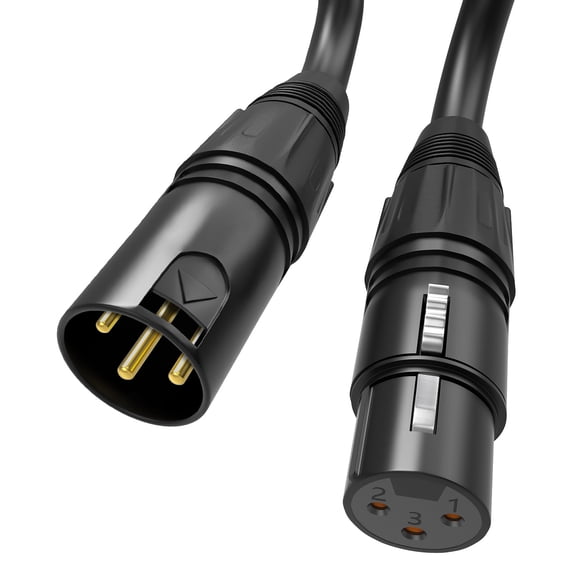 Sinoacc XLR Male to XLR Female Cable, 3.3 Feet, 1 Pack