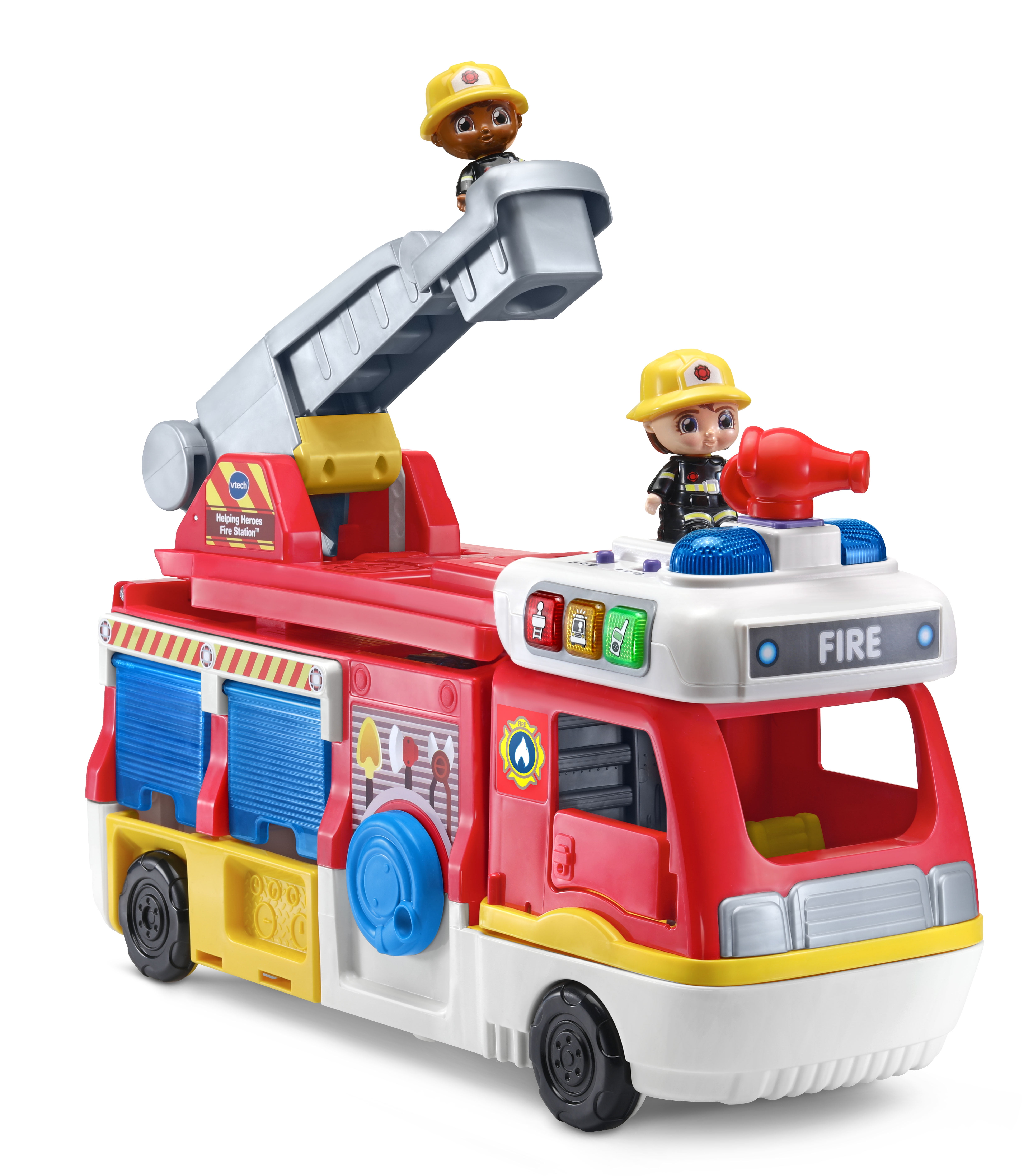 fisher price fire station and engine playset