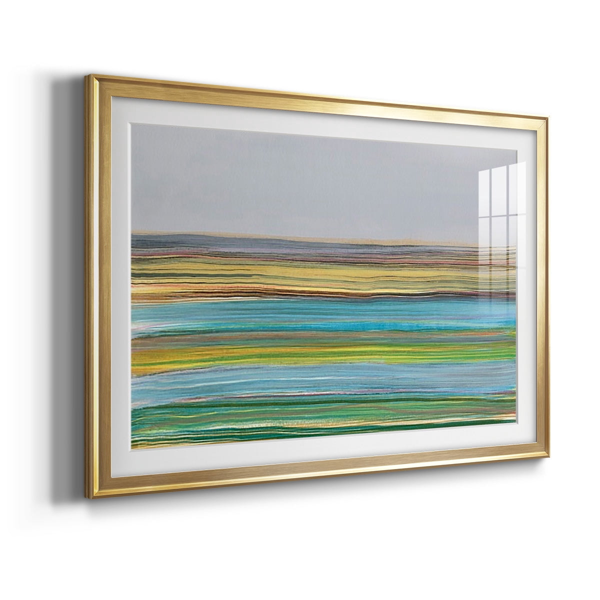 Parallel Striae I Premium Framed Print - Ready to Hang