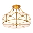 thumbnail image 5 of FINE MAKER 4-Light Postmodern Metal Gold Chandelier, 5 of 15