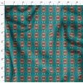 thumbnail image 4 of Soimoi Green Modal Satin Fabric Crabs Ocean Decor Fabric Printed Yard 42 Inch Wide, 4 of 6