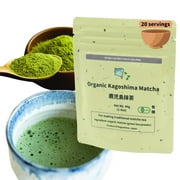 Kagoshima's Finest Organic Ceremonial Matcha - JAS Certified, Non-GMO, No-additives, Authentic Japanese Origin, 100% Pure Premium matcha powder, 40 gram bag