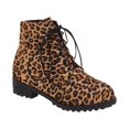 thumbnail image 3 of Fesfesfes Womens Boots Ankle And Winter Flowers Color Matching Thick High-heeled Platform Sleeve High 4.5(35), 3 of 6