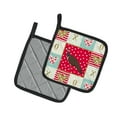 thumbnail image 2 of Carolines Treasures CK5354PTHD Indian Peahen Peafowl Love Pair of Pot Holders, 7.5HX7.5W, multicolor, 2 of 4
