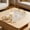 Clear ,C, variant on Rectangular Serving Tray with Handles, 13.3 x 8.2 Inch PVC Storage Plate, Clear Tableware for Home Living Room Coffee Teacups Fruit and Snacks Organizing