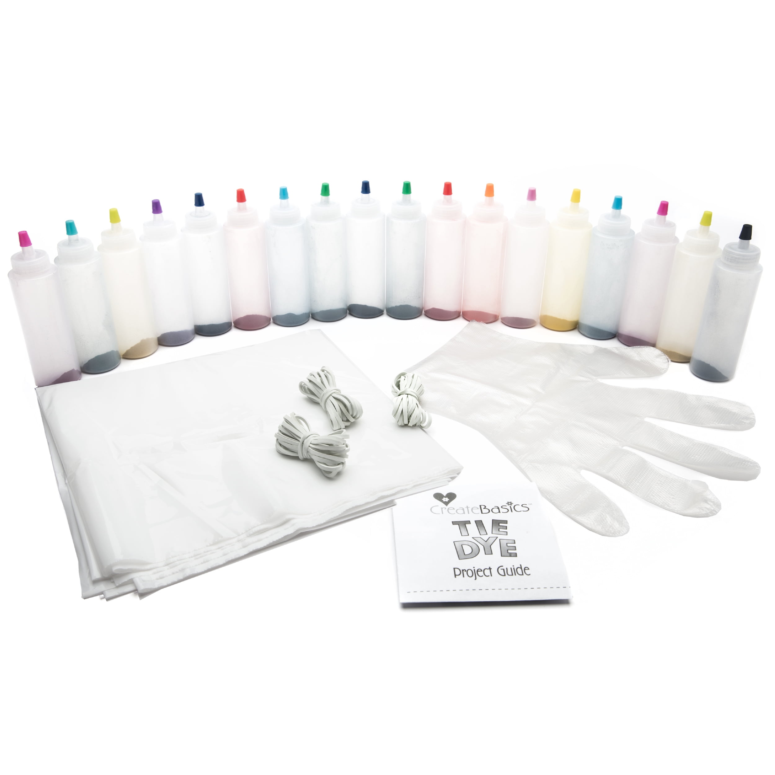 💥Create Basics Nautical Tie Dye Kit, 3 Dye Colors*18 Piece Kit*☀️RED,BLUE&TURQU