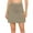 Brown1, variant on fatyb Women's Tennis Skorts Athletic High Waist Built in Shorts Solid Color Sports Skirts with Shorts