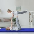 thumbnail image 2 of GVN Home Gym Mat, Gym Pads,6 x 2 Feet Gymnastic Mat with Carrying Handles for Yoga-Blue, 2 of 6