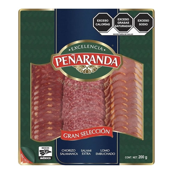 Gran selección Peñaranda chorizo, salami y lomo 200 g