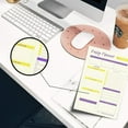 thumbnail image 5 of Daily Planner - 50 Sheets of 8.5x11 Inches Undated Checklist Organizer Tear-Off Pads with Field Task Notes- For Home-Work Journal, Personal Goal, Scheduling and Planning To-Do List - Yellow and Violet, 5 of 9