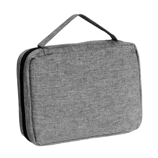 segolike Watch Band Case Business Travel Use Compact Handbag Watch Band Organizer Bag Gray