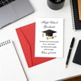 thumbnail image 6 of 2026 Graduation Greeting Card Set with Envelopes, Folded Postcard for High School College Grads, 15-Pack, 6.9 x 9.1 Inch, 6 of 6