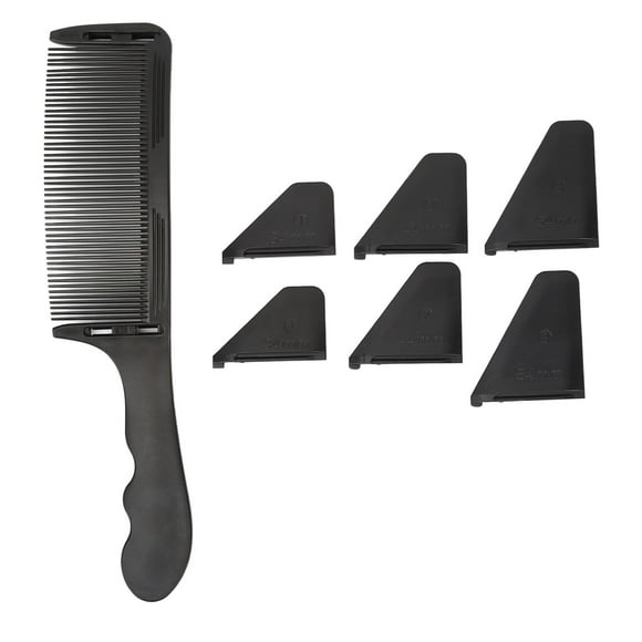Barber Clipper Comb,Curved Barber Clipper Comb Hairdressing Curved Clipper Comb Flat Top Clipper Comb Masterfully Created