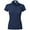 Blue, variant on Womens Polo Shirts Slim Pique Comfort Dry Short Sleeve Uniform Golf Top
