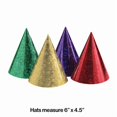 thumbnail image 2 of 48/Case Bulk Assorted Prismatic Party Hats, 2 of 11